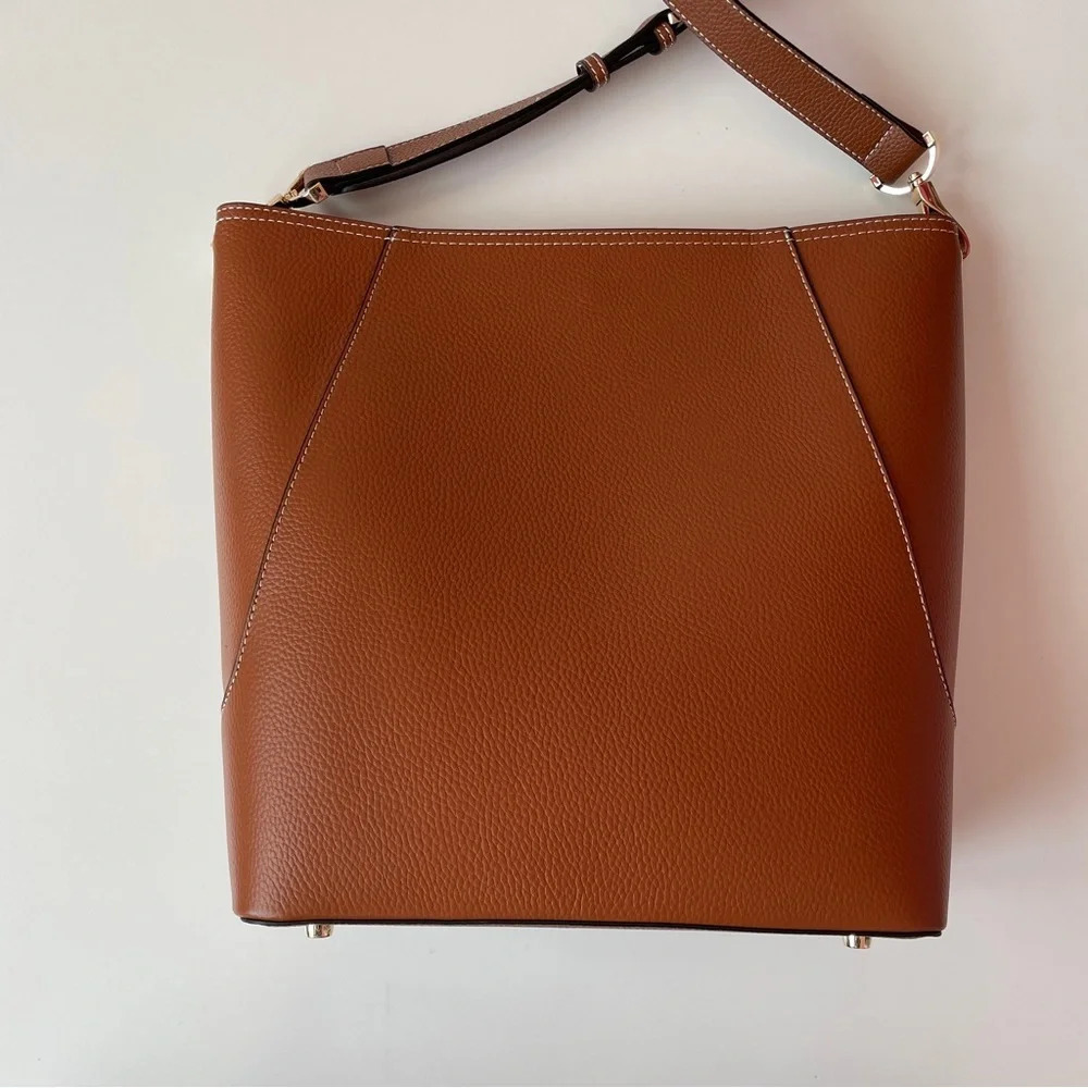 Bostanten Lotty Classic Designer Leather Hobo Bag for Travel or Daily Commute - Picture 8 of 12